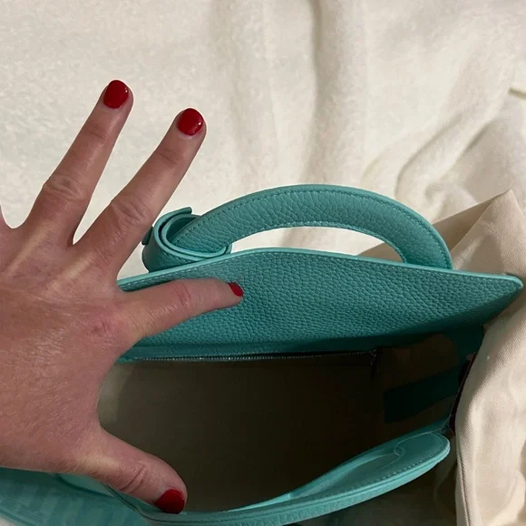 Tiffany & Co. Turquoise Tote Bag - Picture 6 of 9
